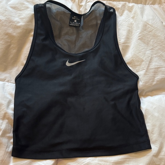 Nike Black and Red Mesh Tank Top - Picture 1 of 4
